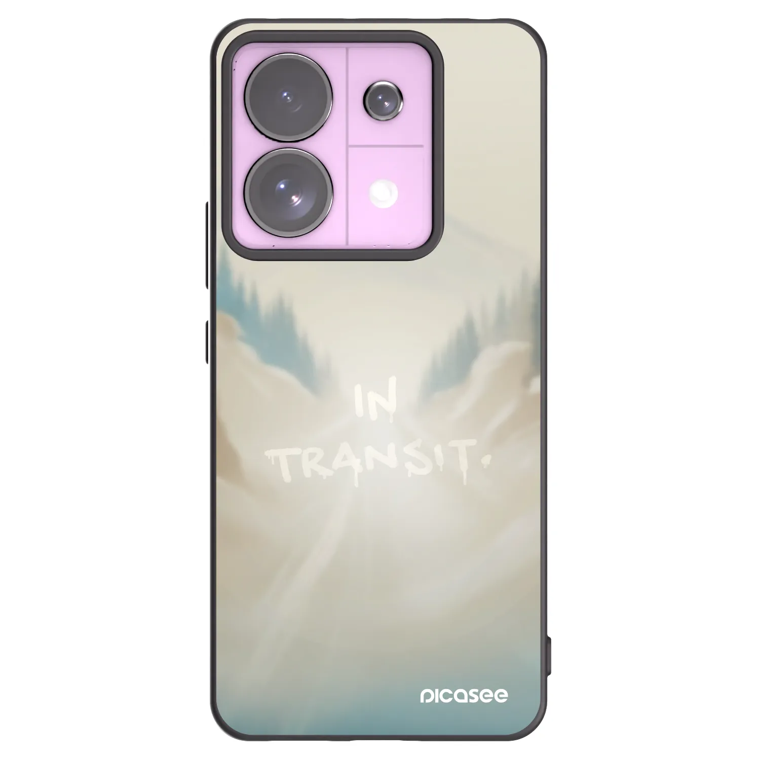 Picasee Μαύρη θήκη σιλικόνης για Xiaomi Redmi Note 13 Pro 5G - IN TRANSIT