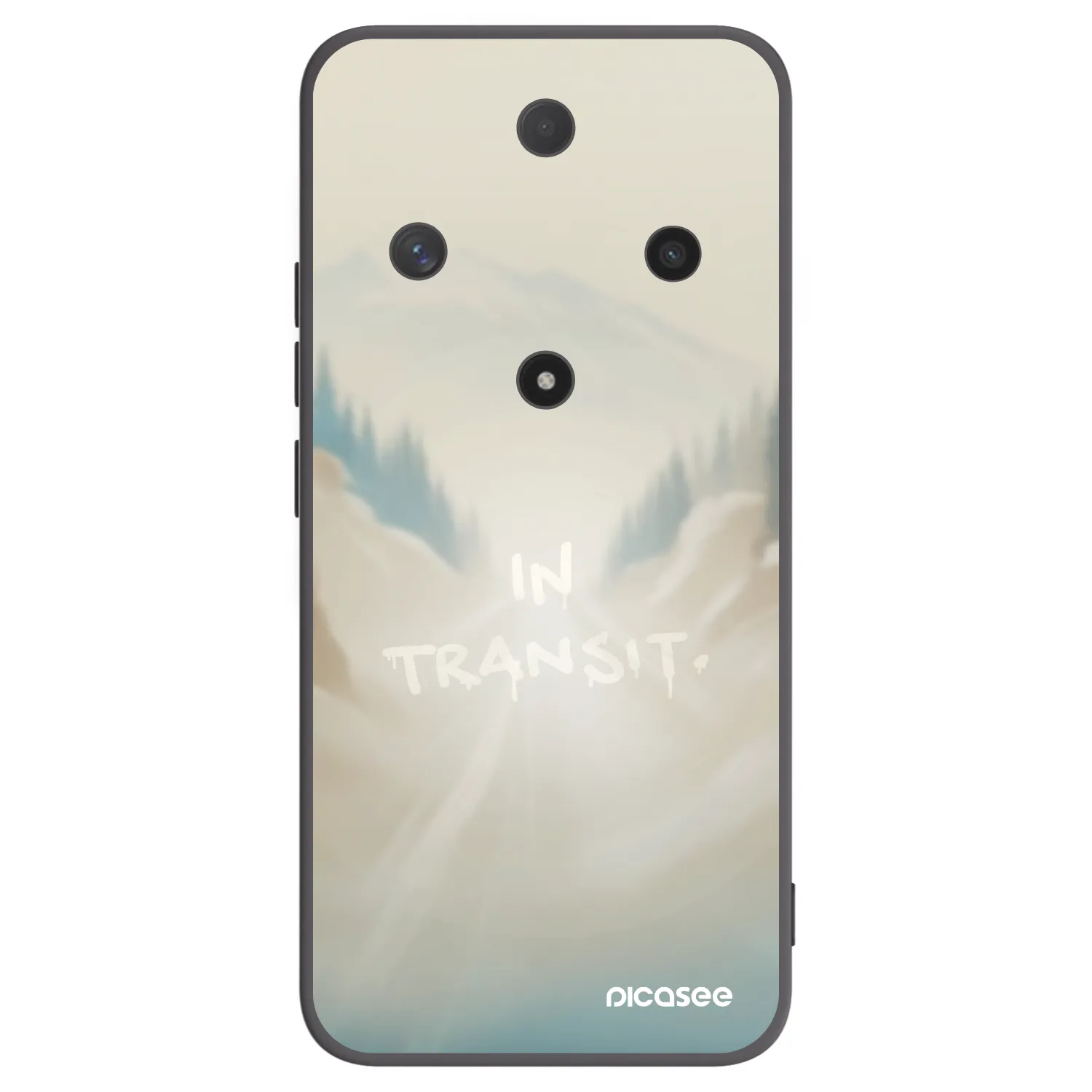 Picasee Μαύρη θήκη σιλικόνης για Honor Magic6 Lite 5G - IN TRANSIT