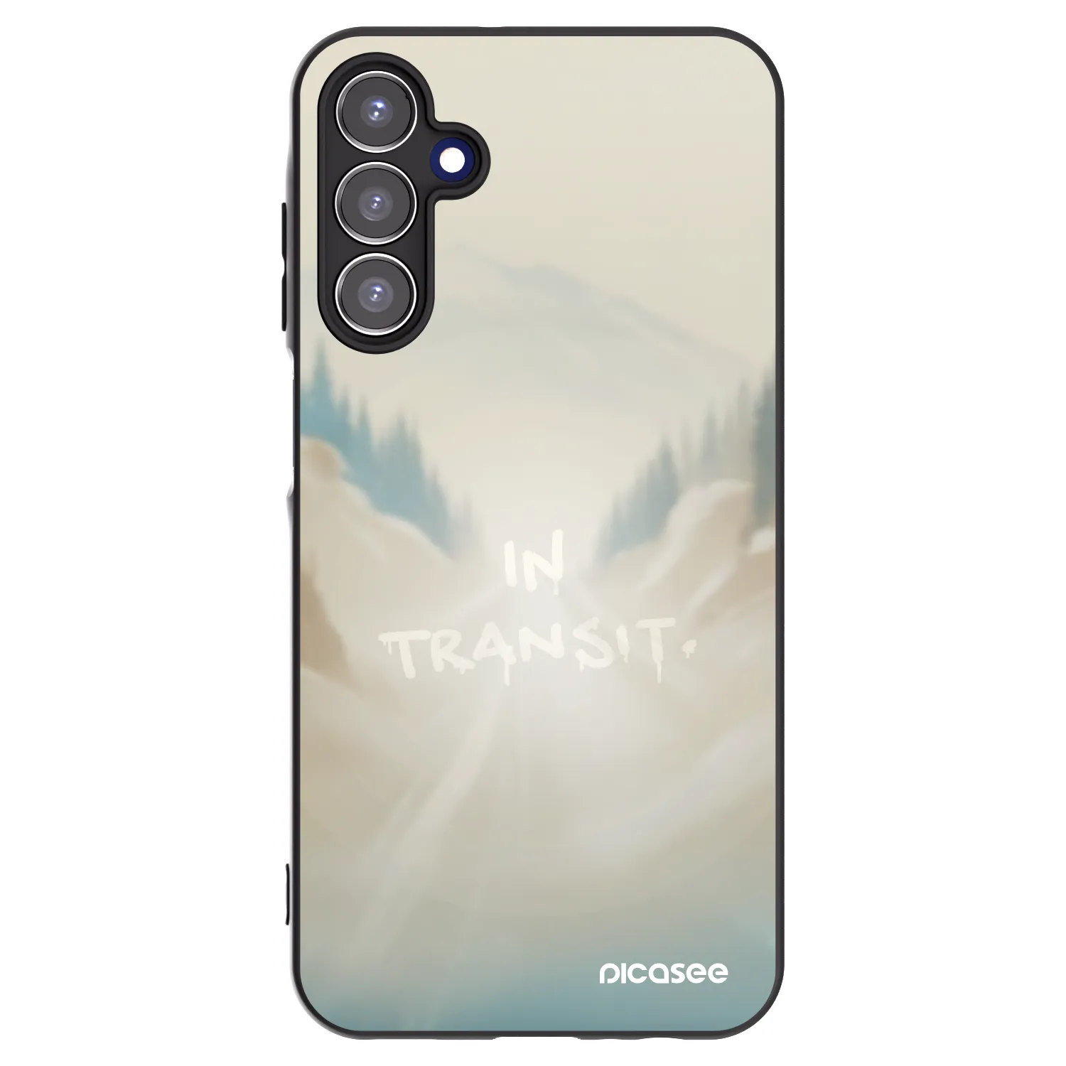 Picasee Μαύρη θήκη σιλικόνης για Samsung Galaxy A15 A156B 5G - IN TRANSIT