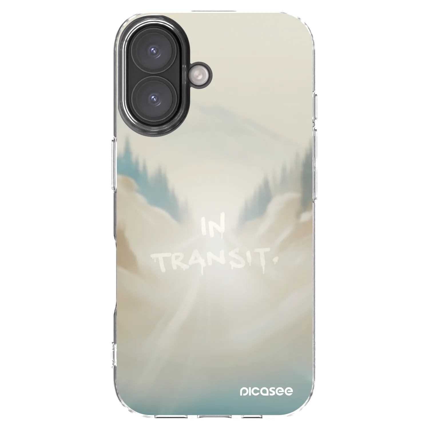 Picasee διαφανής θήκη σιλικόνης Apple iPhone 16 - IN TRANSIT