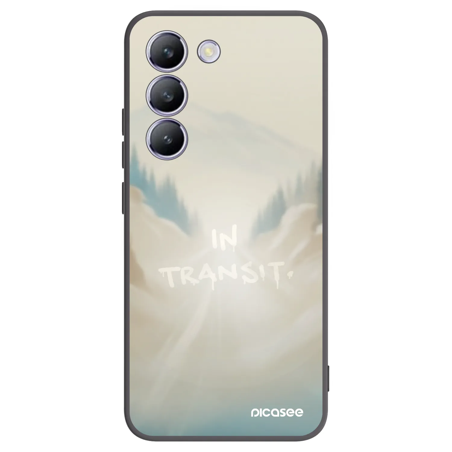 Picasee Μαύρη θήκη σιλικόνης για Vivo V40 SE 5G - IN TRANSIT