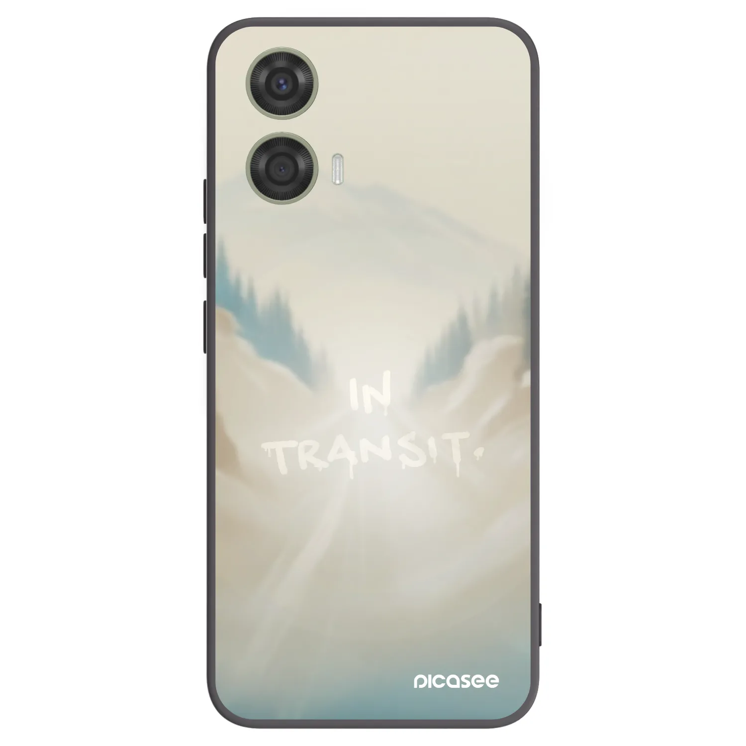 Picasee Μαύρη θήκη σιλικόνης για Motorola Moto G24 - IN TRANSIT