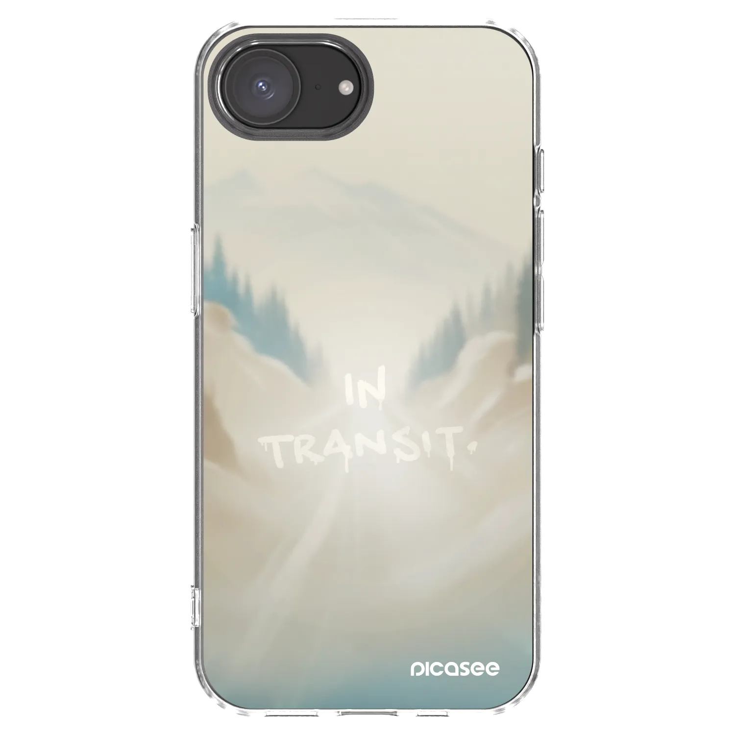 Picasee διαφανής θήκη σιλικόνης Apple iPhone 16e - IN TRANSIT