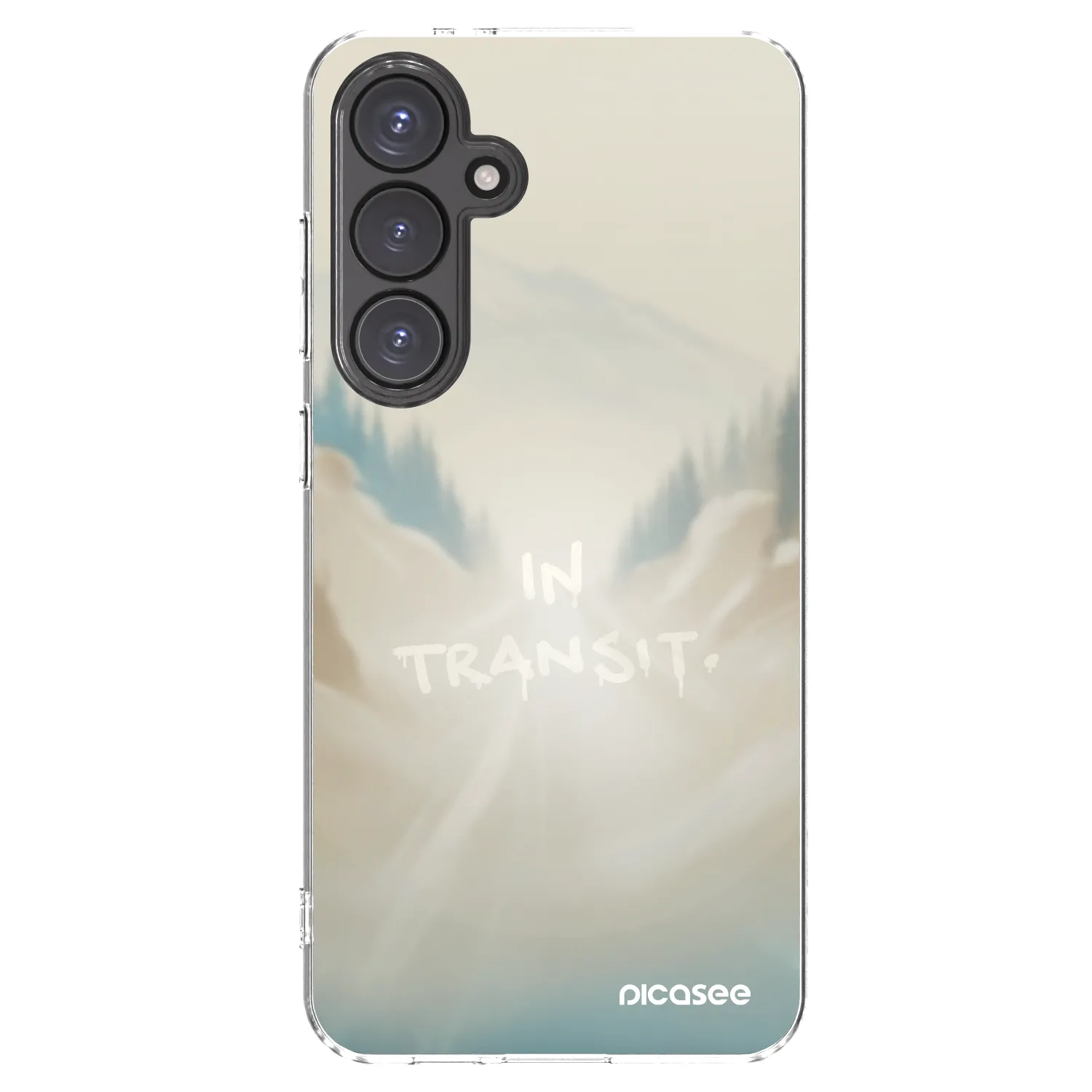 Picasee διαφανής θήκη σιλικόνης Samsung Galaxy S24 FE S721B - IN TRANSIT