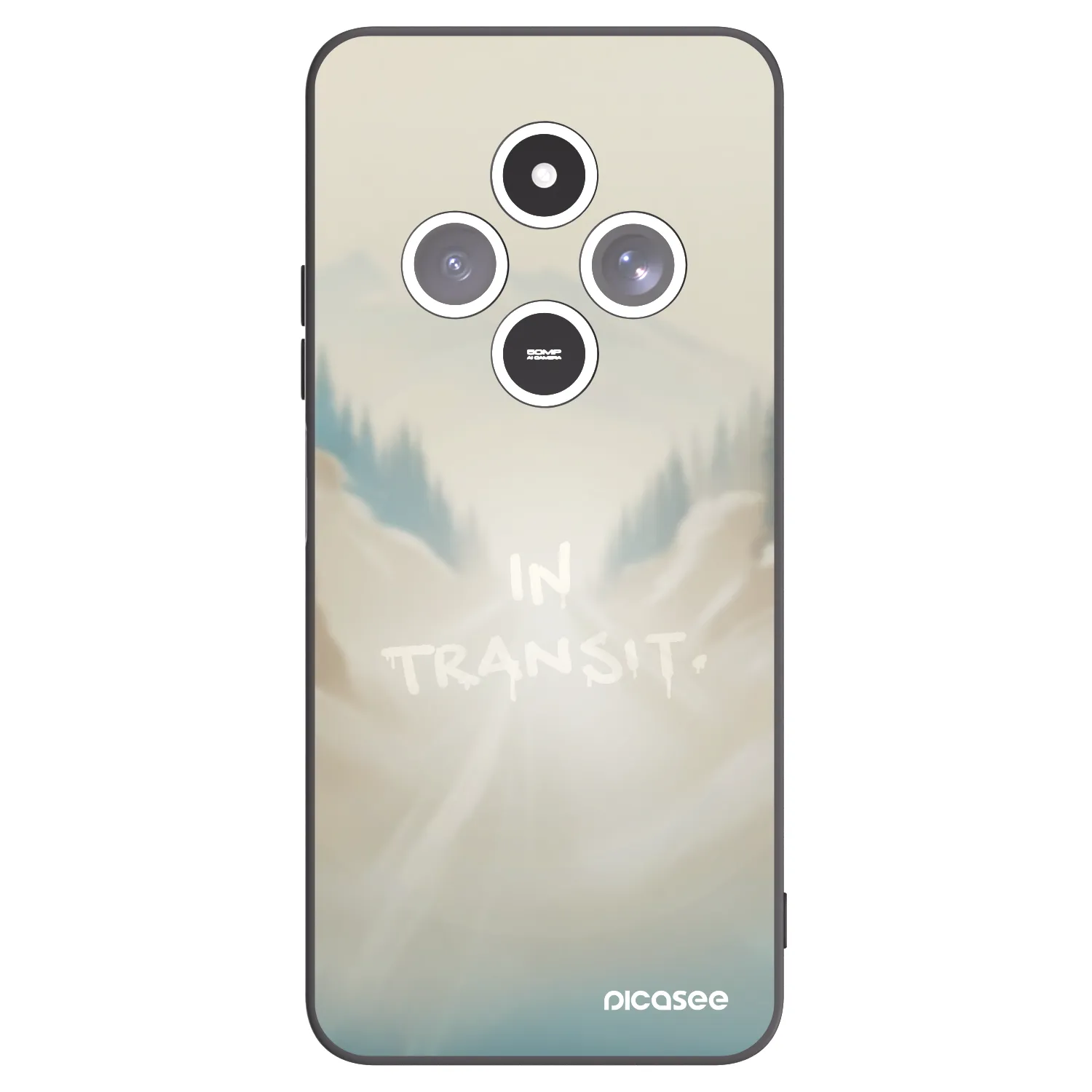 Picasee Μαύρη θήκη σιλικόνης για Xiaomi Redmi 14C - IN TRANSIT