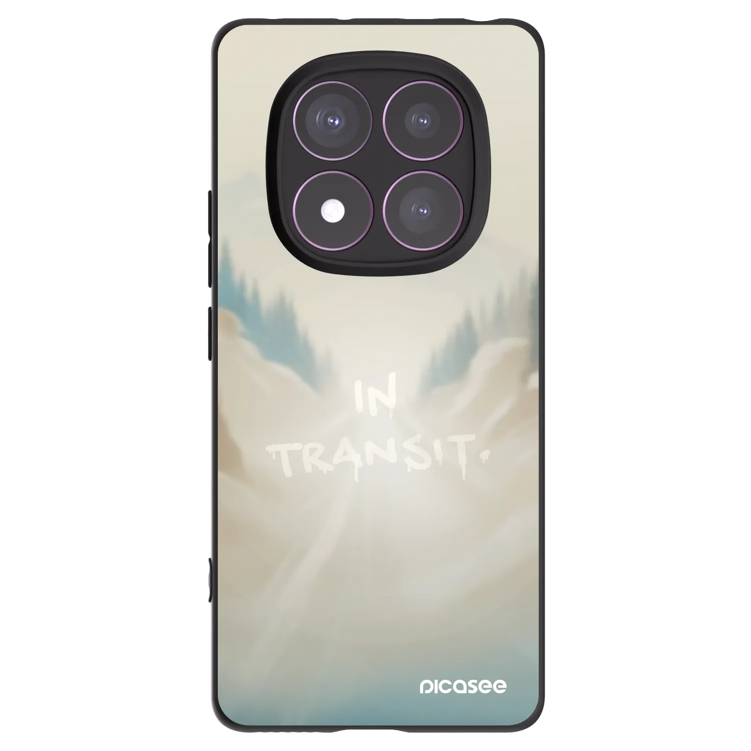 Picasee Μαύρη θήκη σιλικόνης για Xiaomi Redmi Note 14 Pro 4G - IN TRANSIT