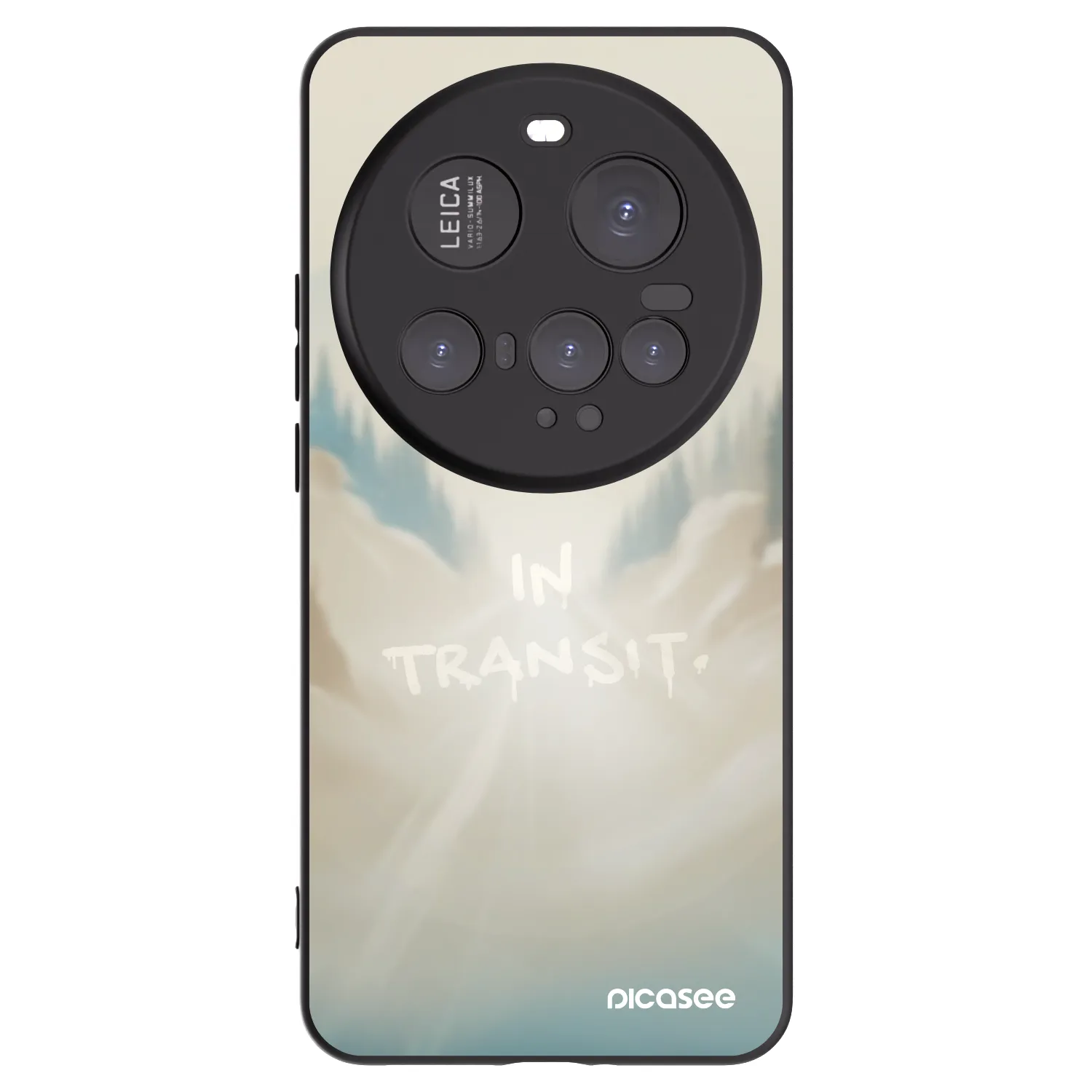 Picasee Μαύρη θήκη σιλικόνης για Xiaomi 15 Ultra - IN TRANSIT