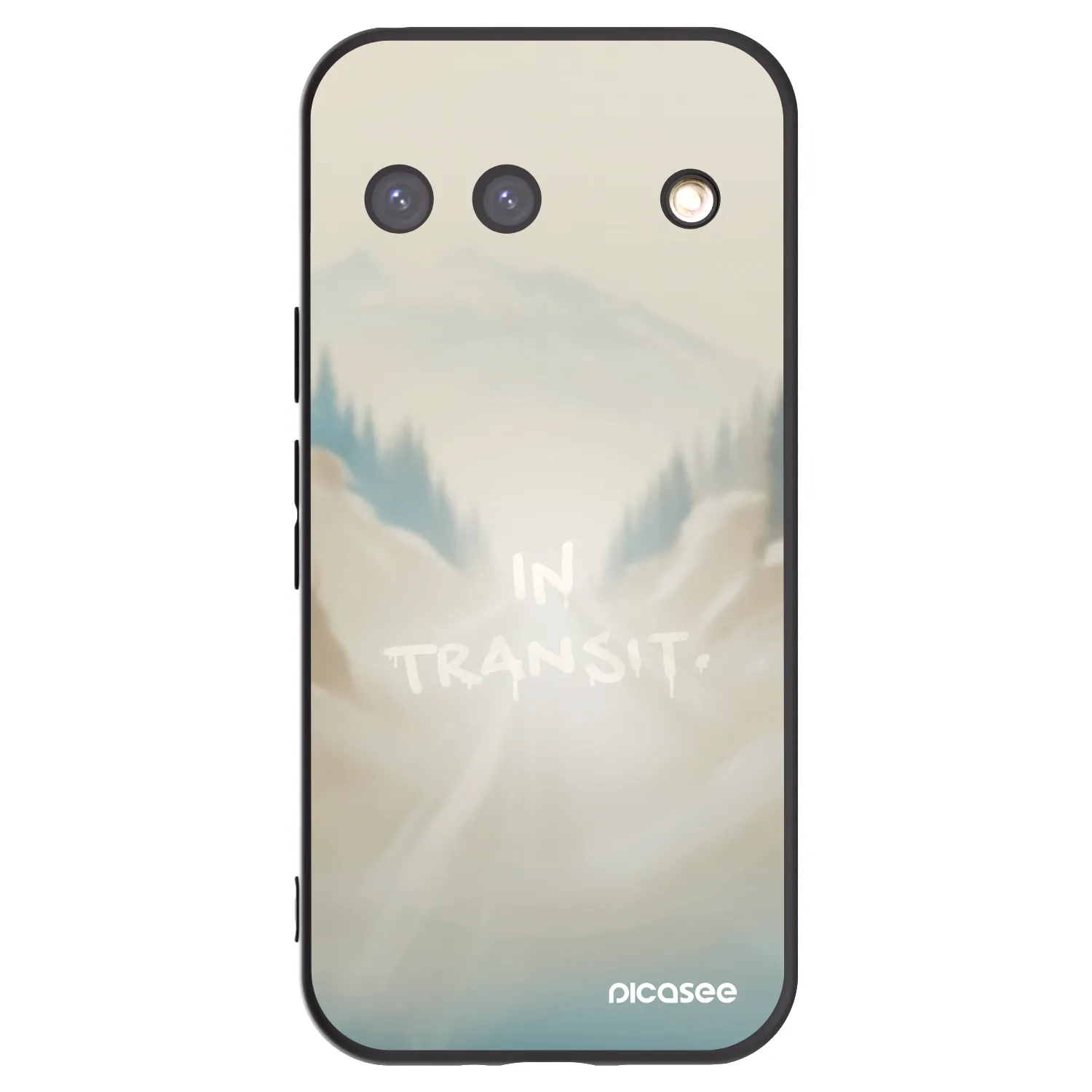 Picasee Μαύρη θήκη σιλικόνης για Google Pixel 9 - IN TRANSIT