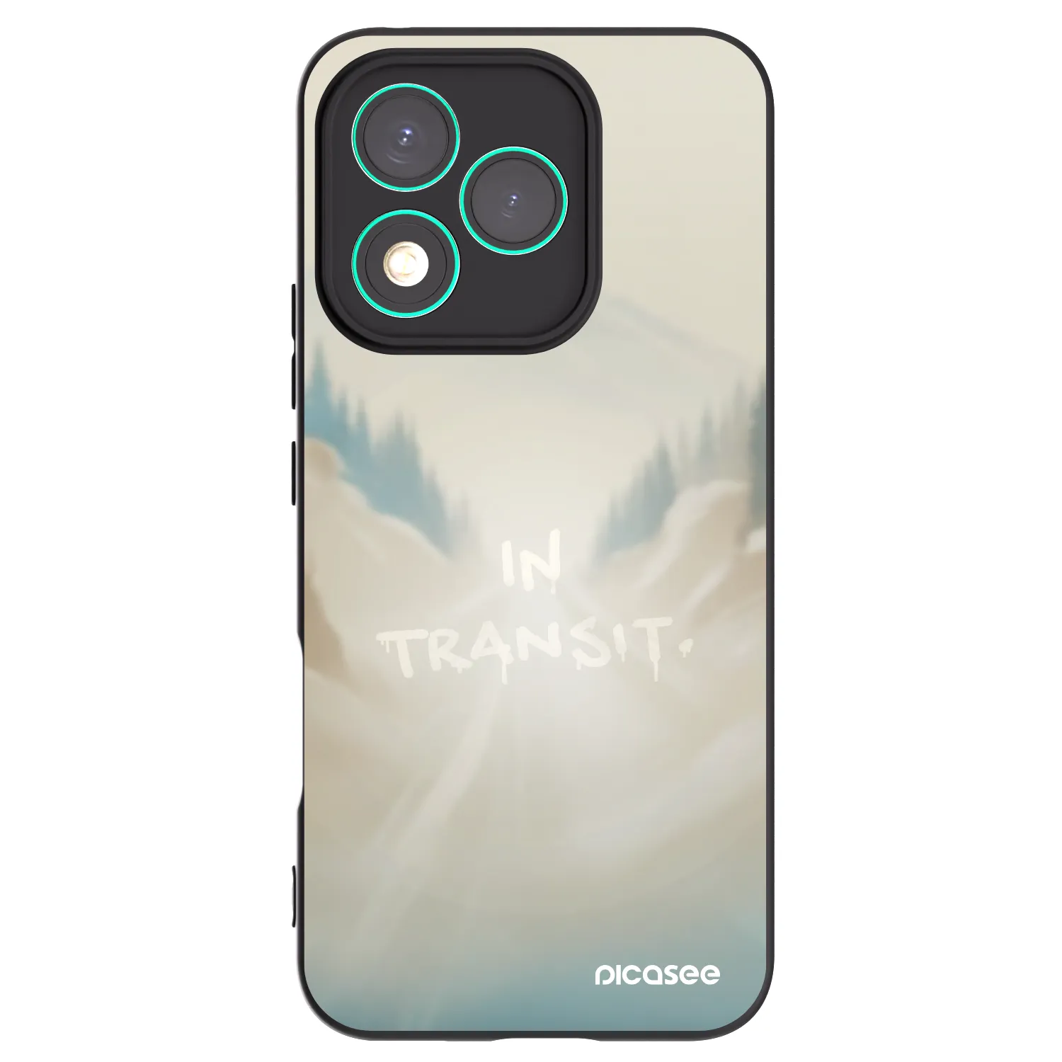 Picasee Μαύρη θήκη σιλικόνης για Honor 400 Lite 5G - IN TRANSIT