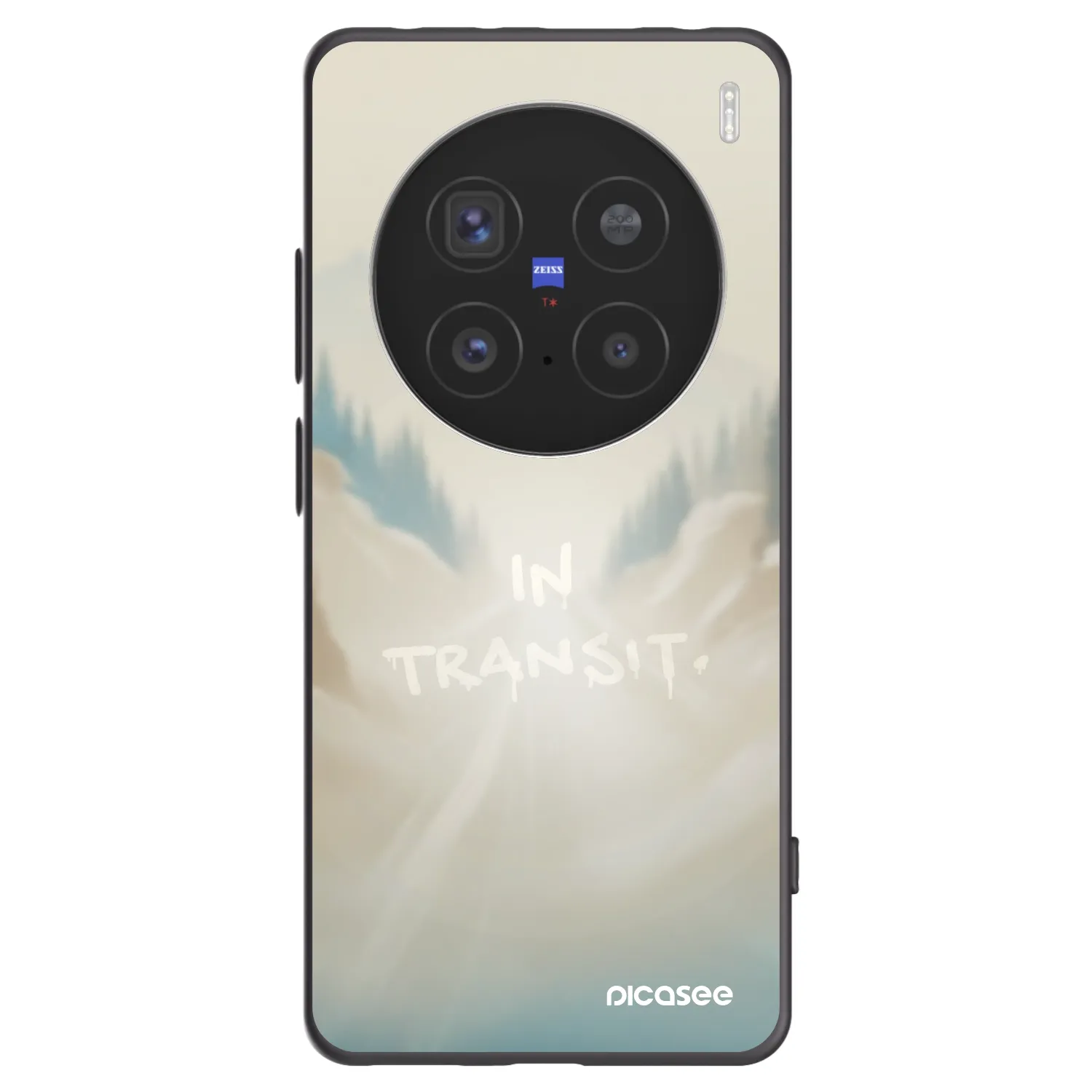 Picasee Μαύρη θήκη σιλικόνης για Vivo X200 Pro - IN TRANSIT