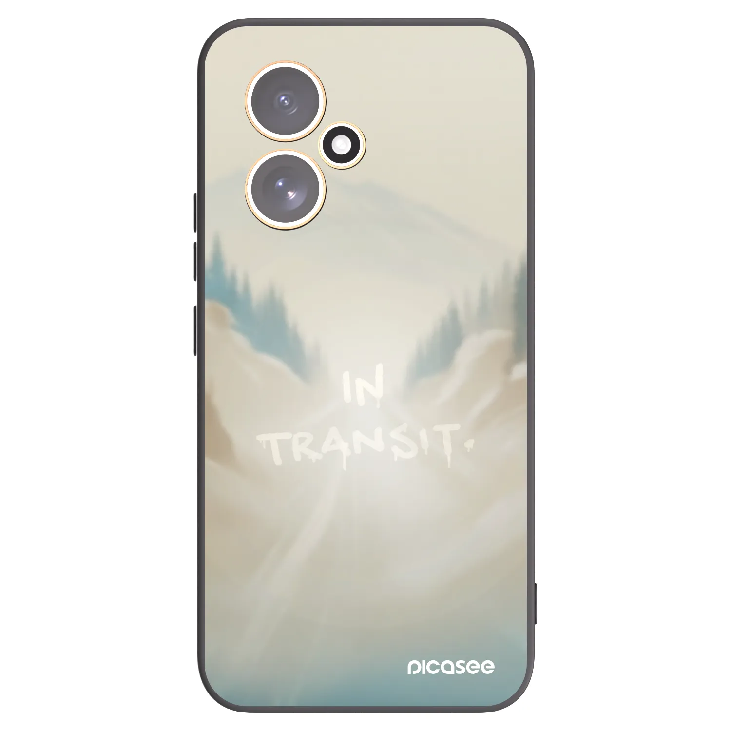 Picasee Μαύρη θήκη σιλικόνης για Honor 400 5G - IN TRANSIT