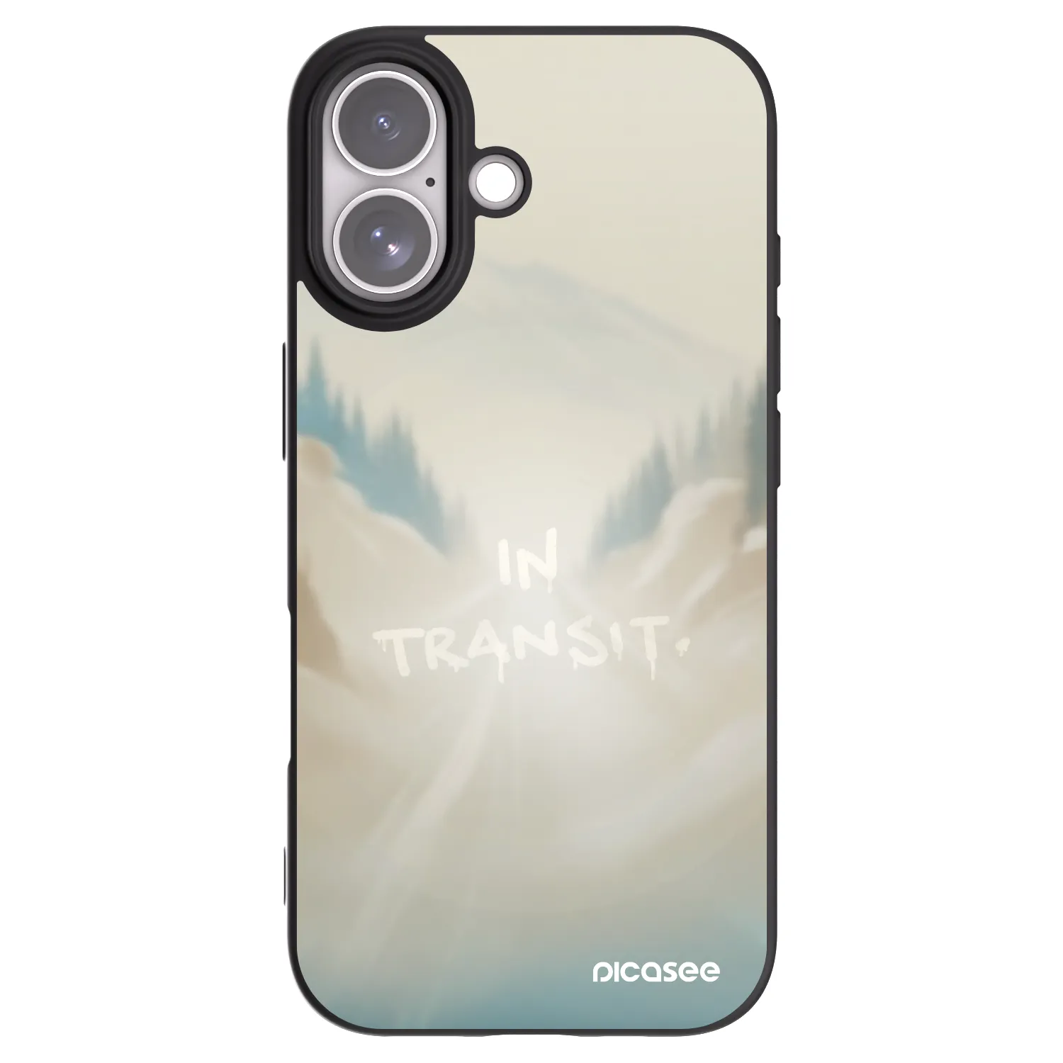 Picasee Μαύρη θήκη σιλικόνης για Apple iPhone 17 - IN TRANSIT