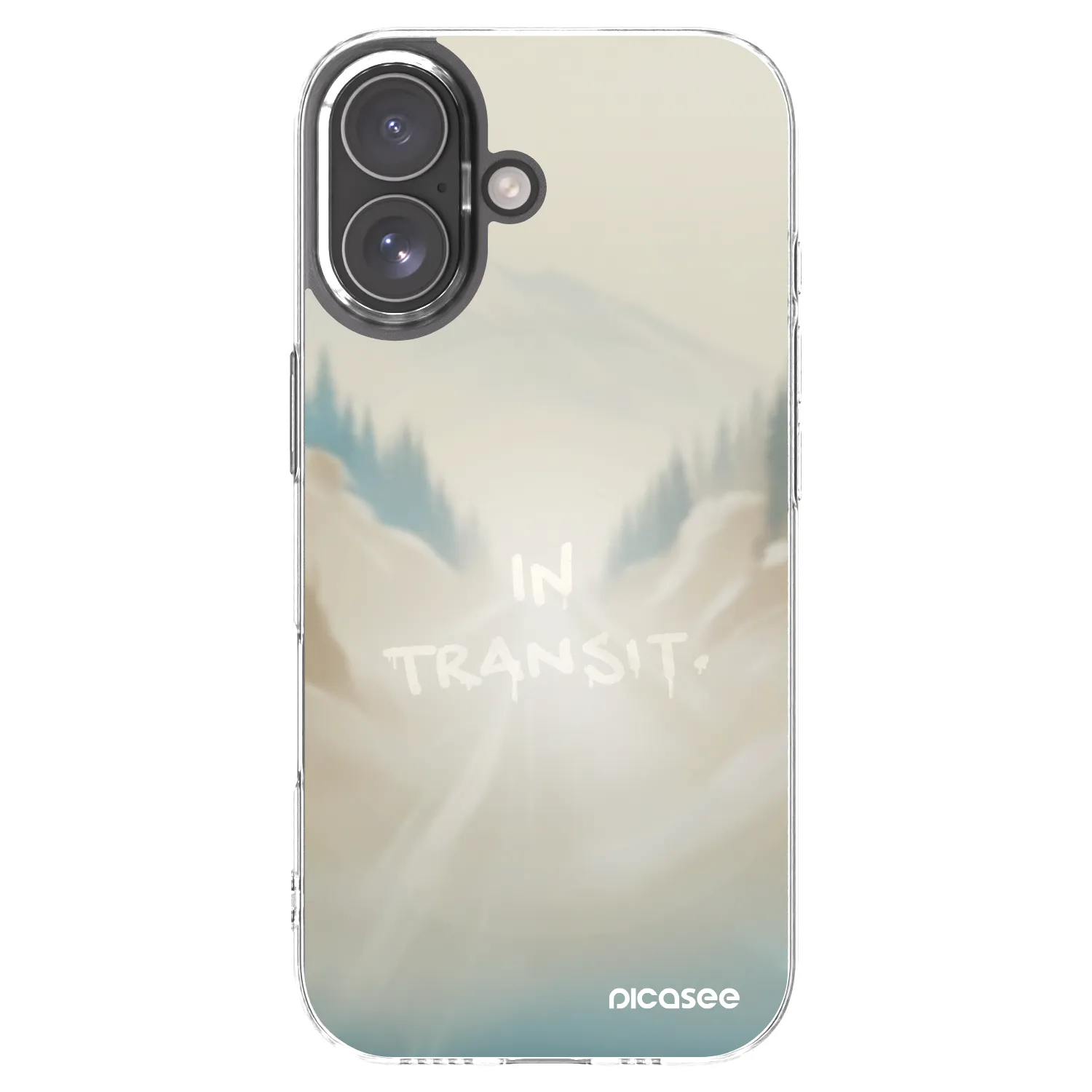 Picasee διαφανής θήκη σιλικόνης Apple iPhone 17 - IN TRANSIT