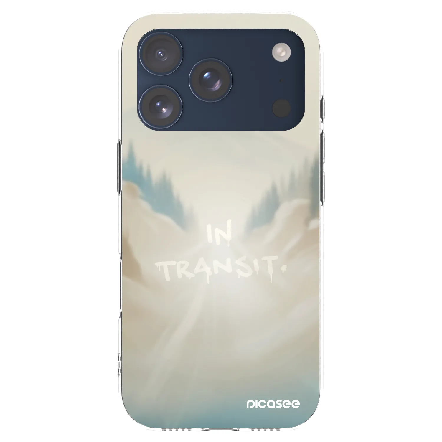 Picasee διαφανής θήκη σιλικόνης Apple iPhone 17 Pro - IN TRANSIT