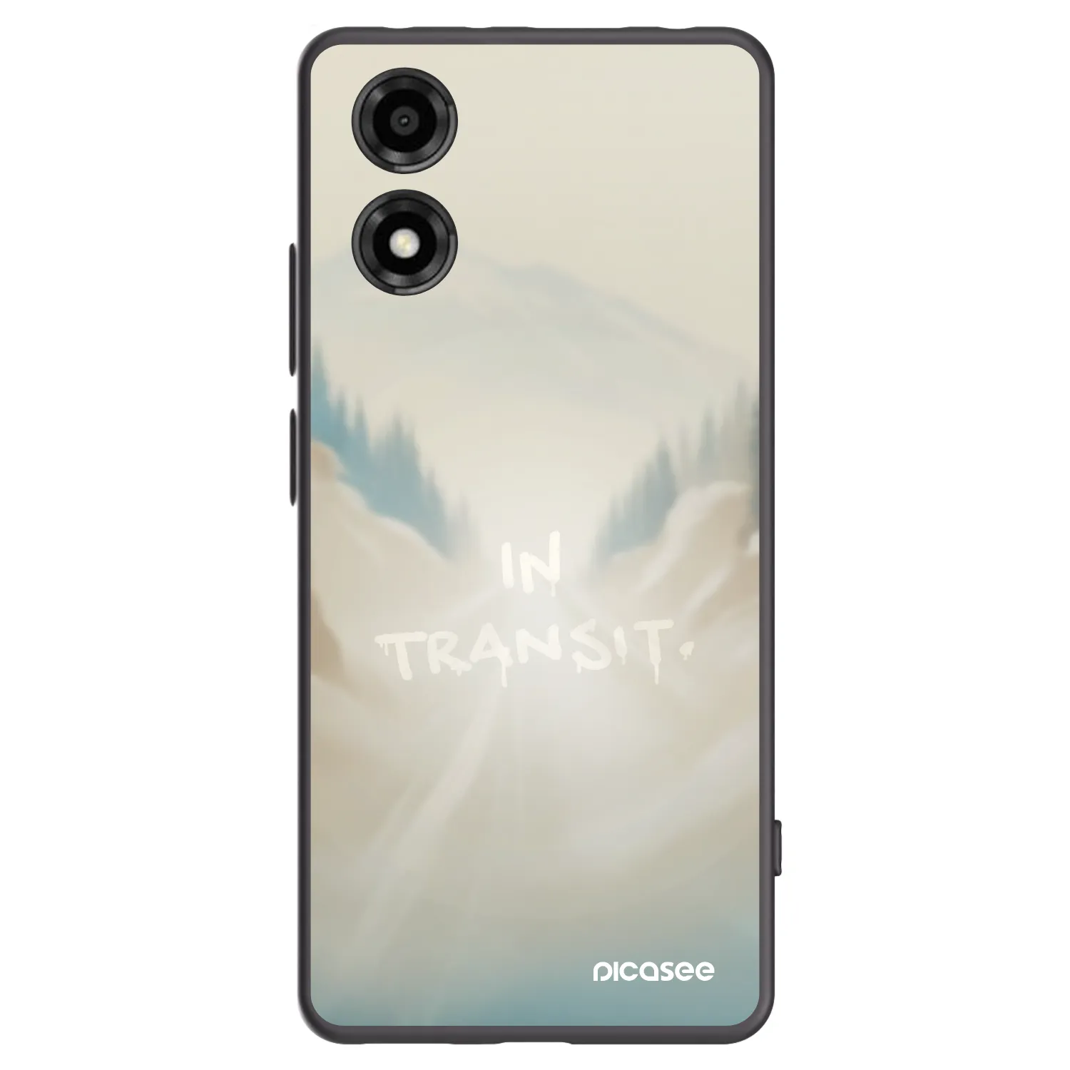 Picasee Μαύρη θήκη σιλικόνης για Motorola Moto E14 - IN TRANSIT
