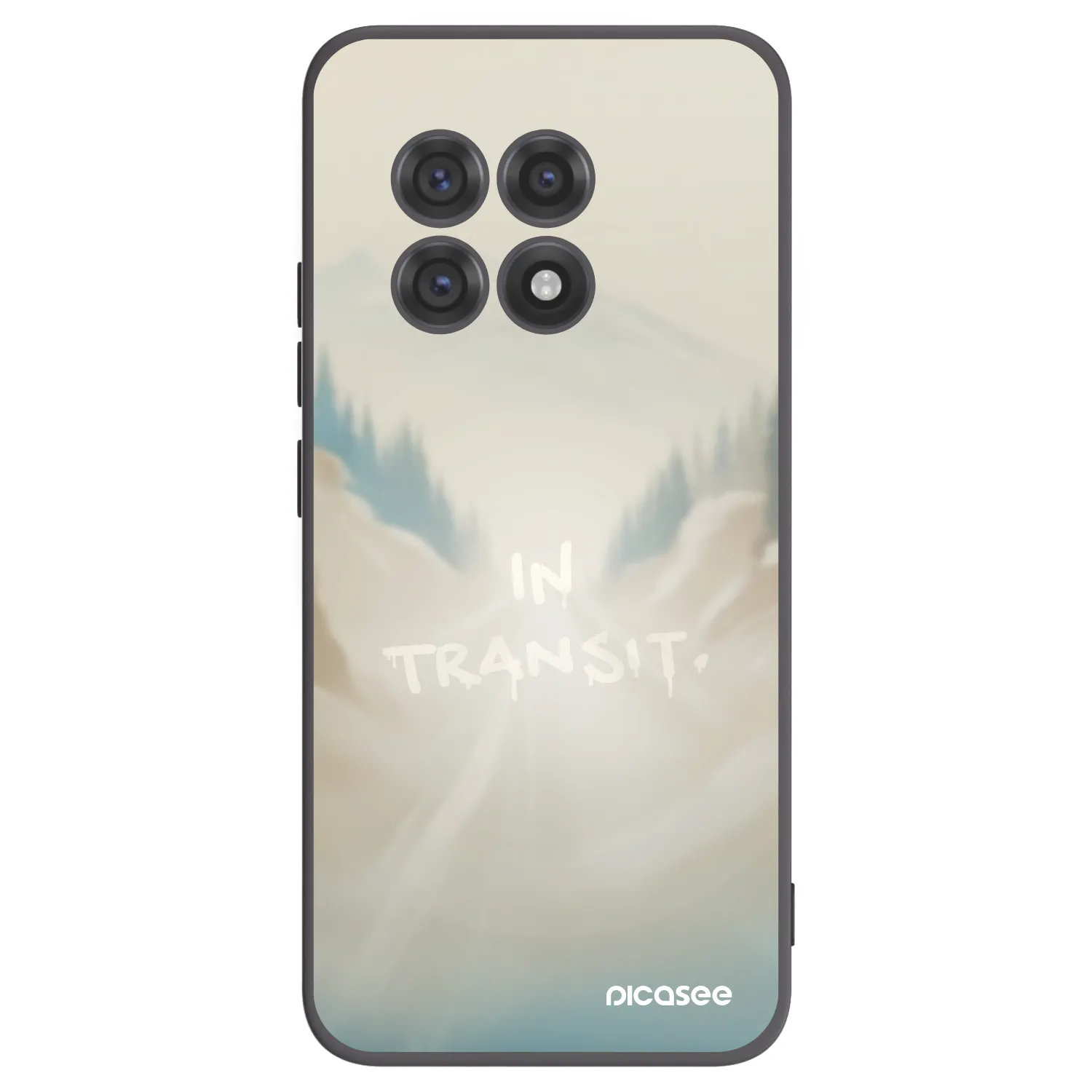 Picasee Μαύρη θήκη σιλικόνης για OnePlus 13R 5G - IN TRANSIT