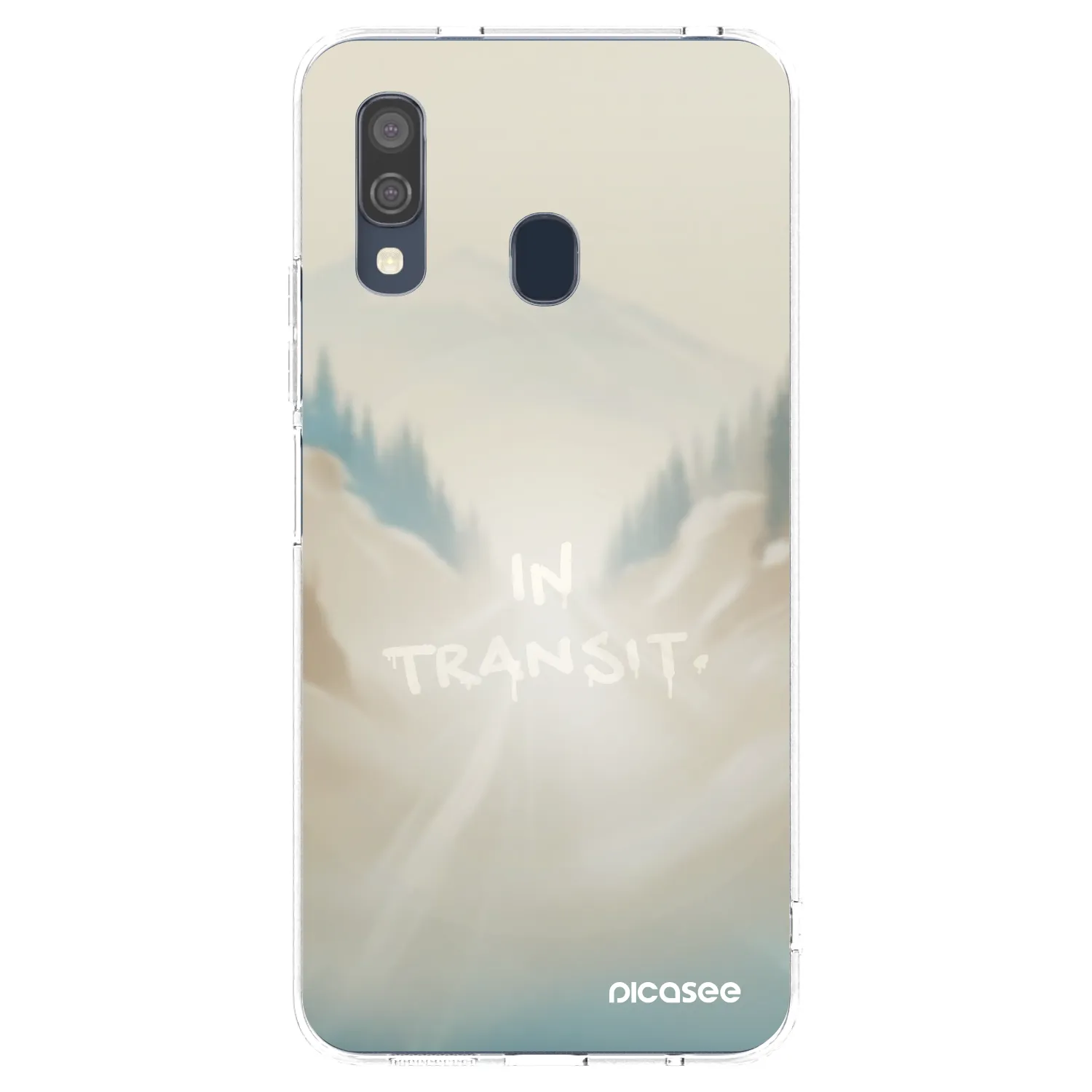 Picasee διαφανής θήκη σιλικόνης Samsung Galaxy A40 A405F - IN TRANSIT
