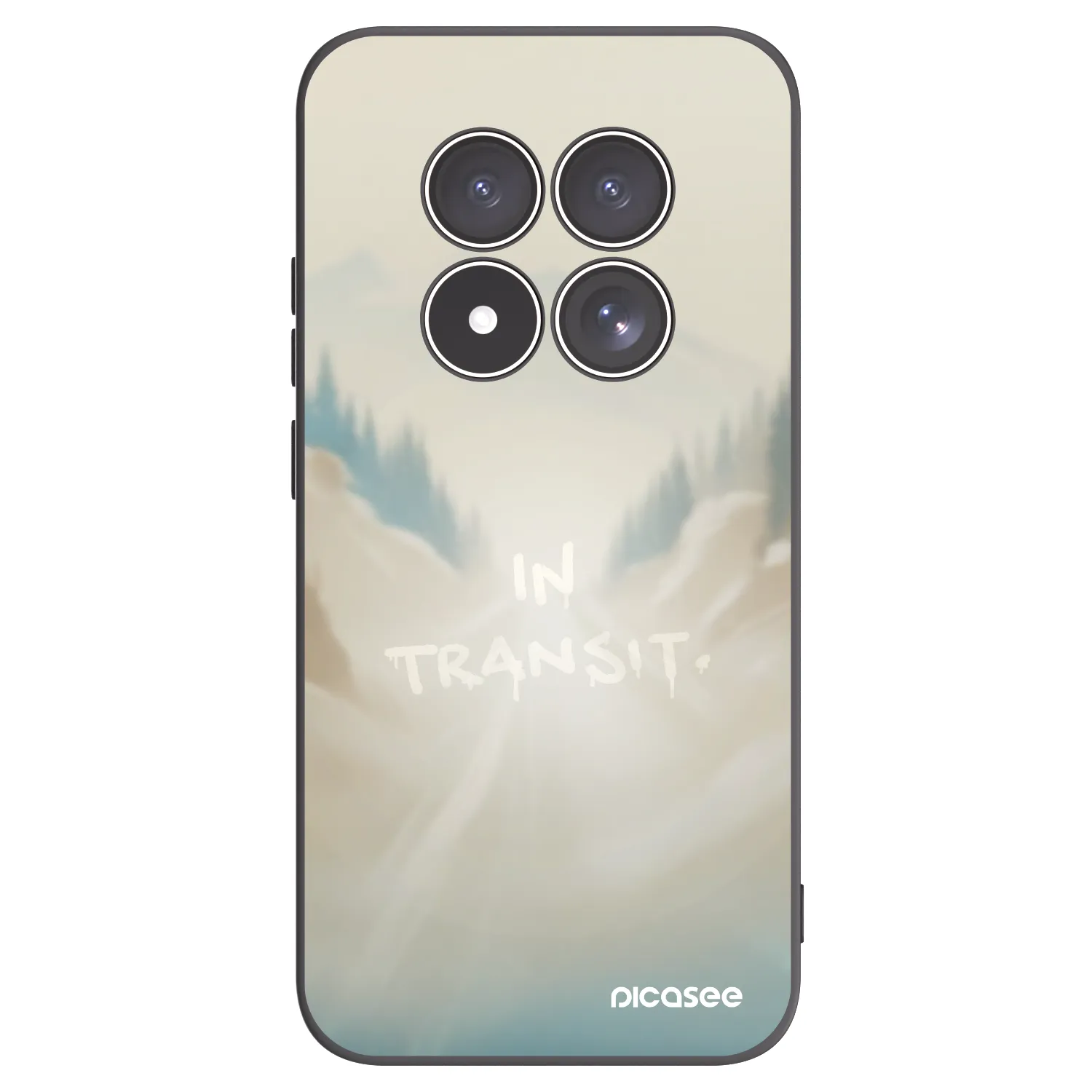 Picasee Μαύρη θήκη σιλικόνης για Xiaomi Redmi Note 15 Pro 4G - IN TRANSIT