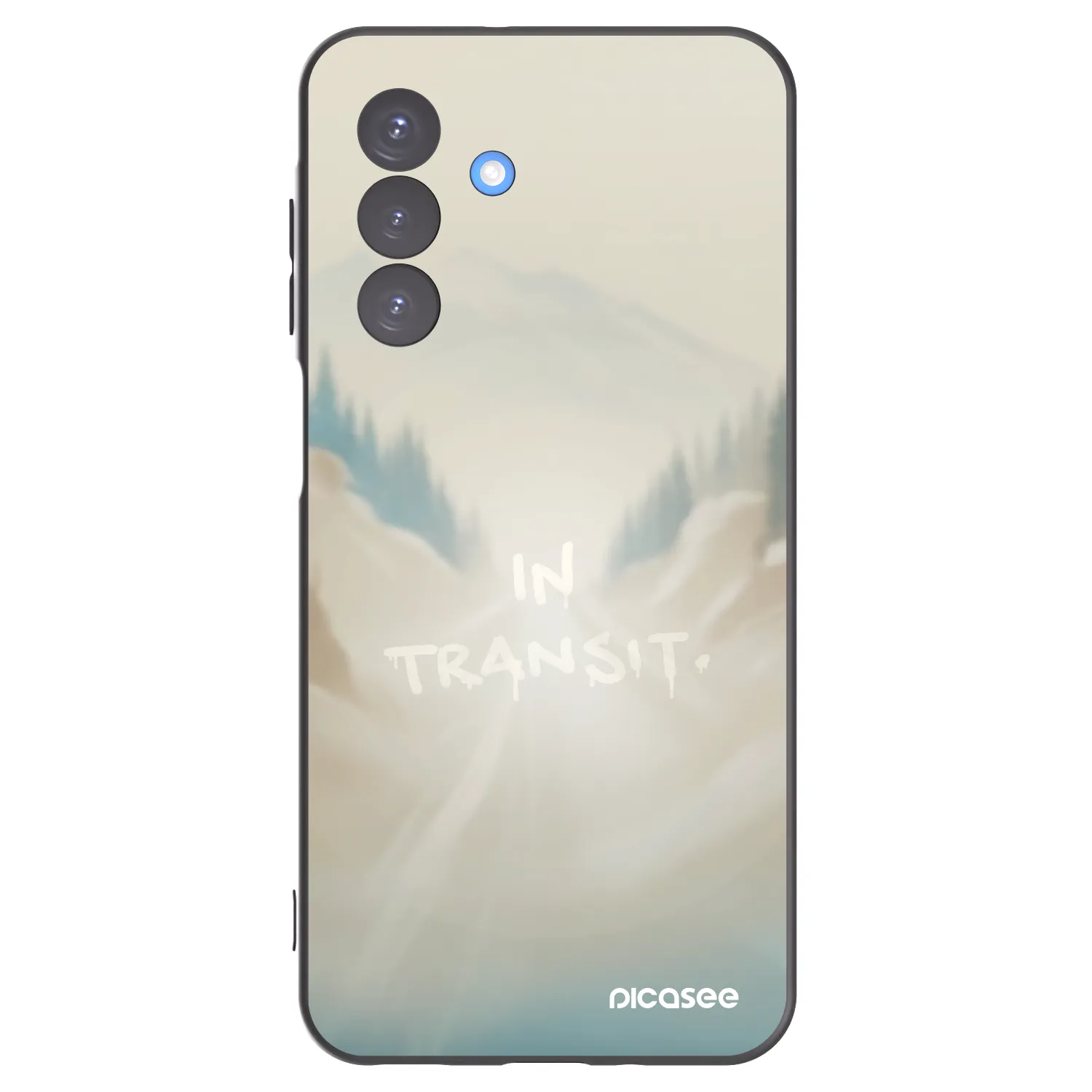 Picasee Μαύρη θήκη σιλικόνης για Samsung Galaxy A17 5G - IN TRANSIT