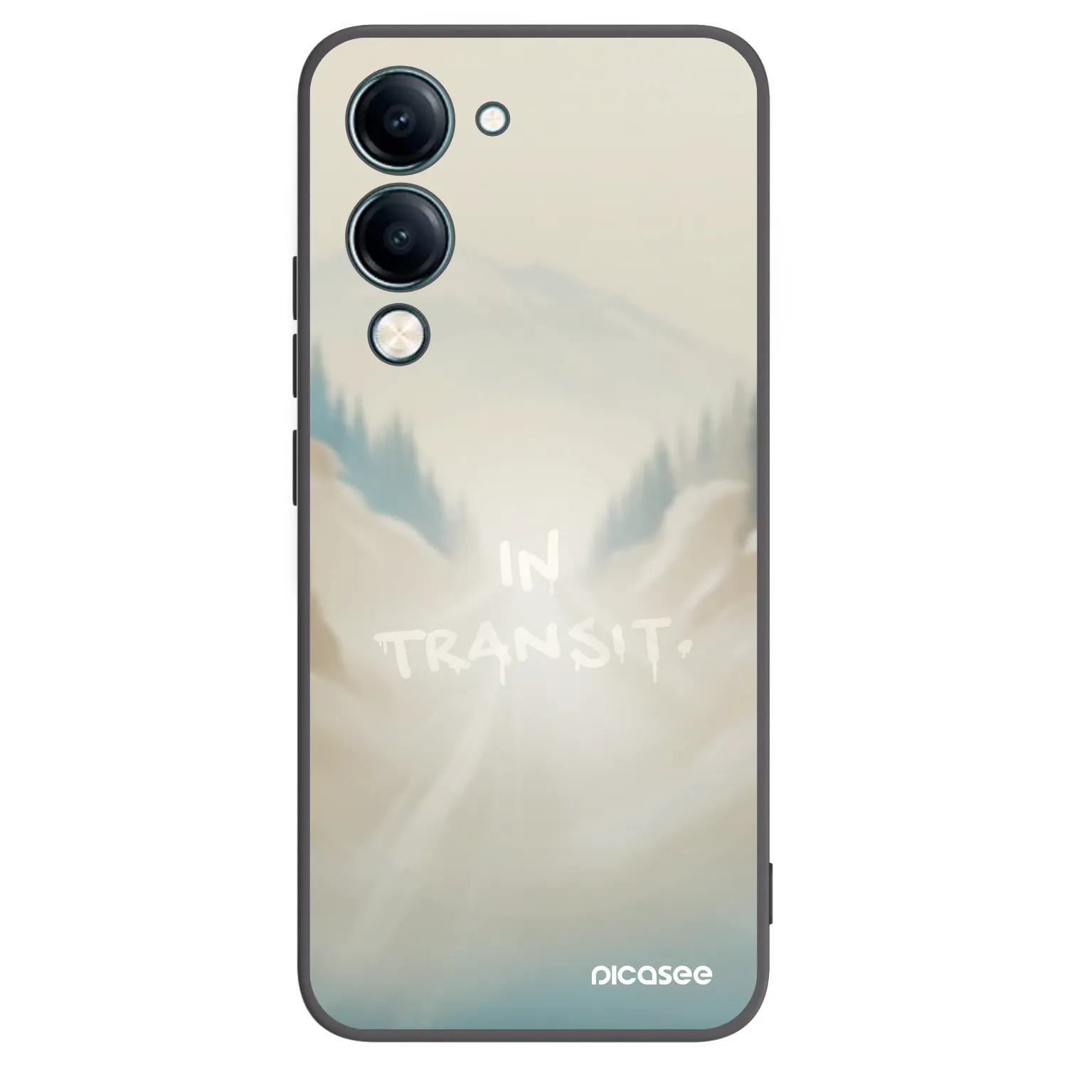 Picasee Μαύρη θήκη σιλικόνης για Vivo Y29s 5G - IN TRANSIT