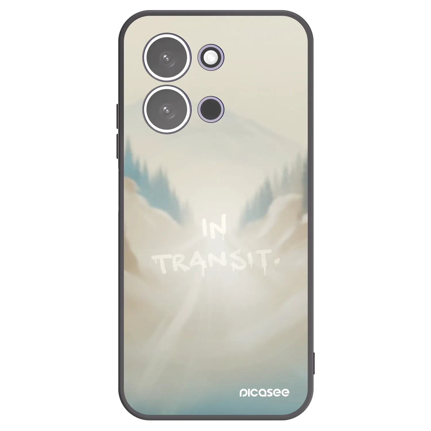 Picasee Μαύρη θήκη σιλικόνης για Xiaomi Redmi 15C 5G - IN TRANSIT