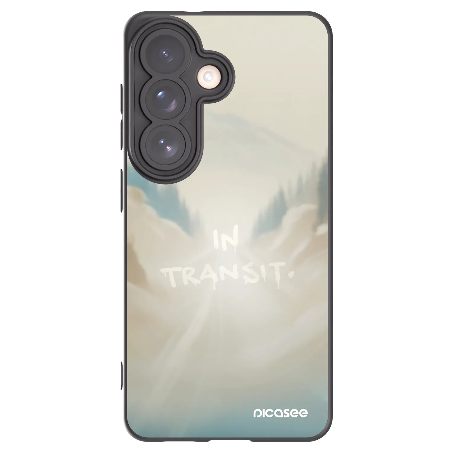 Picasee Μαύρη θήκη σιλικόνης για Samsung Galaxy S26 - IN TRANSIT