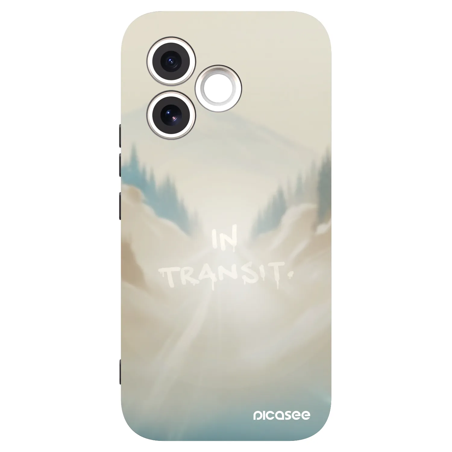 Picasee Μαύρη θήκη σιλικόνης για Honor 600 Lite - IN TRANSIT