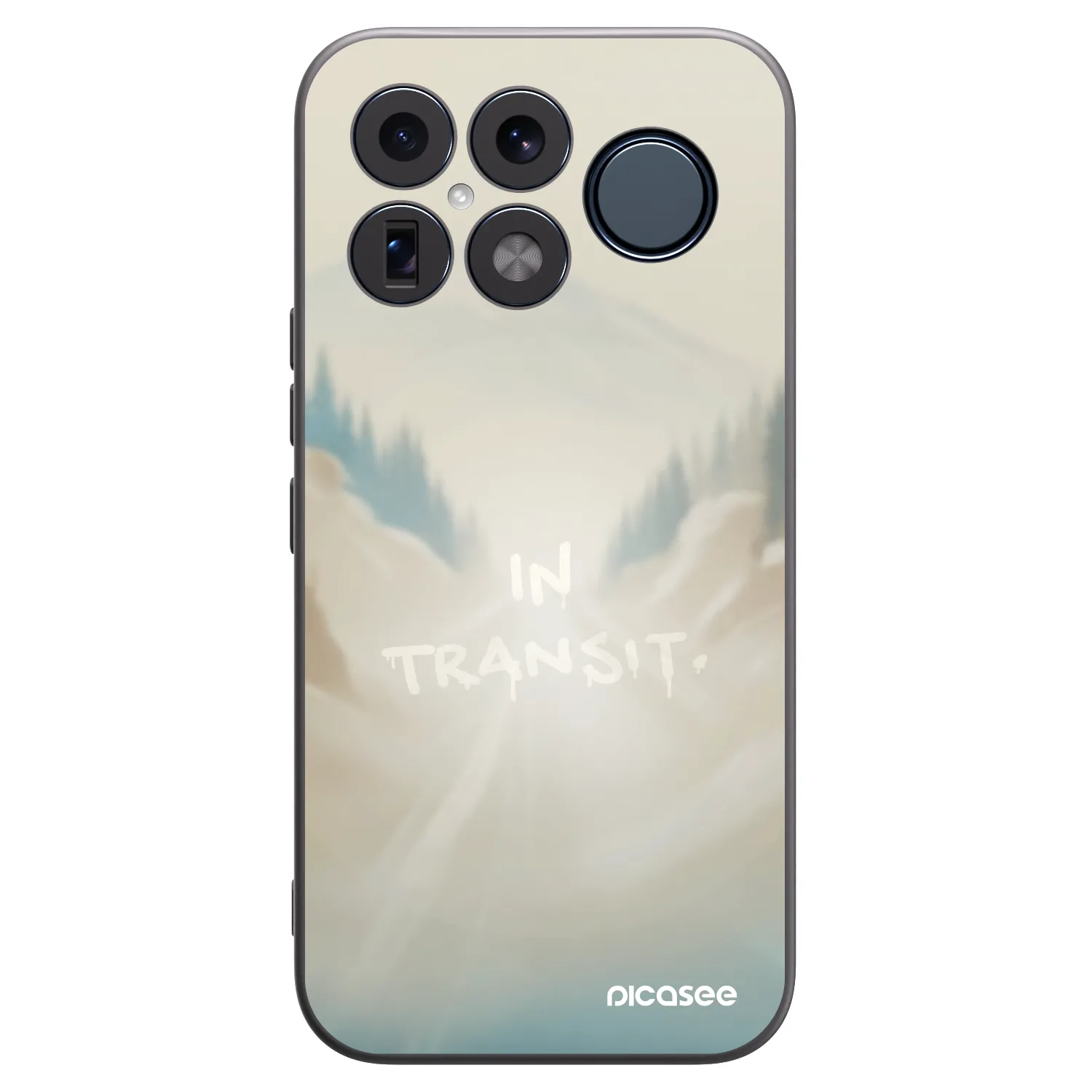 Picasee Μαύρη θήκη σιλικόνης για Xiaomi Poco F8 Ultra - IN TRANSIT