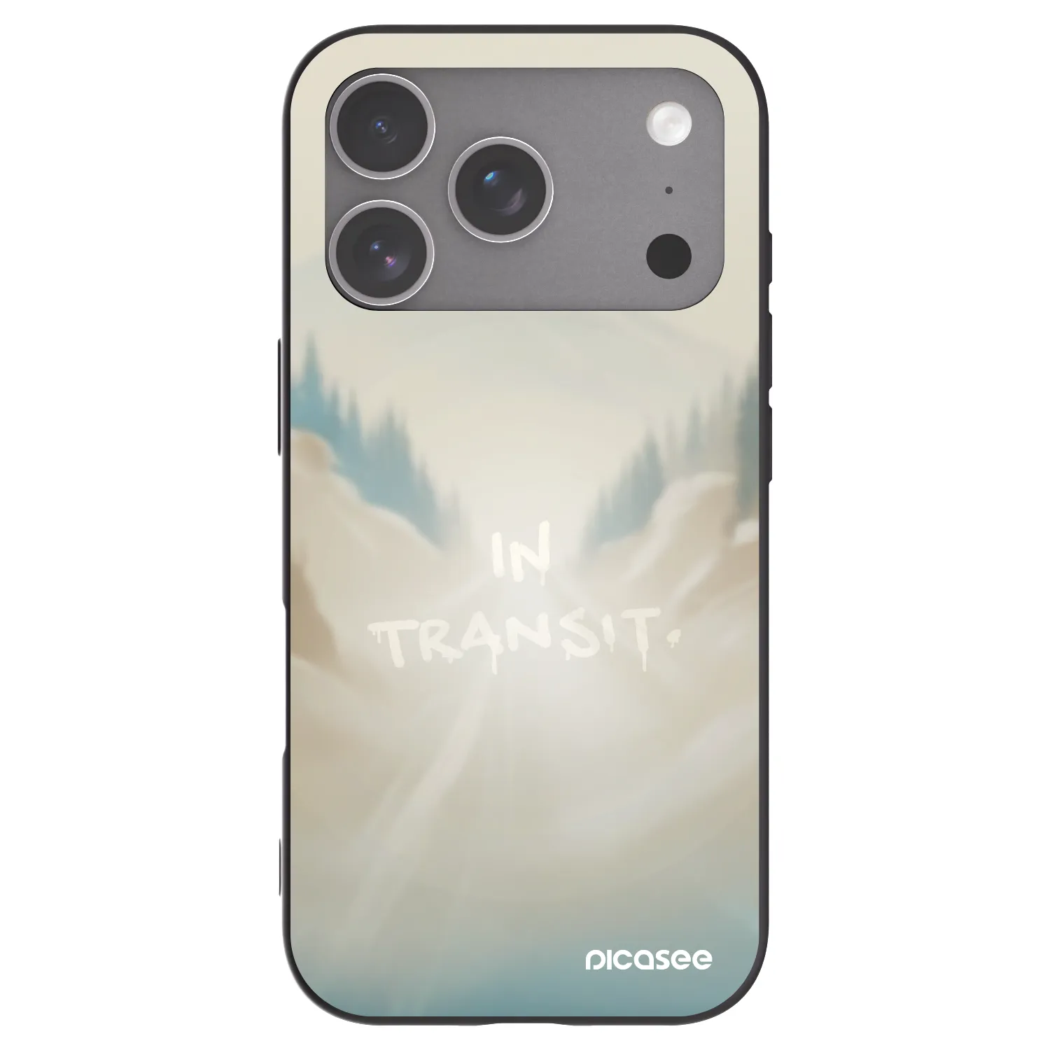 Picasee Μαύρη θήκη σιλικόνης για Apple iPhone 18 Pro - IN TRANSIT