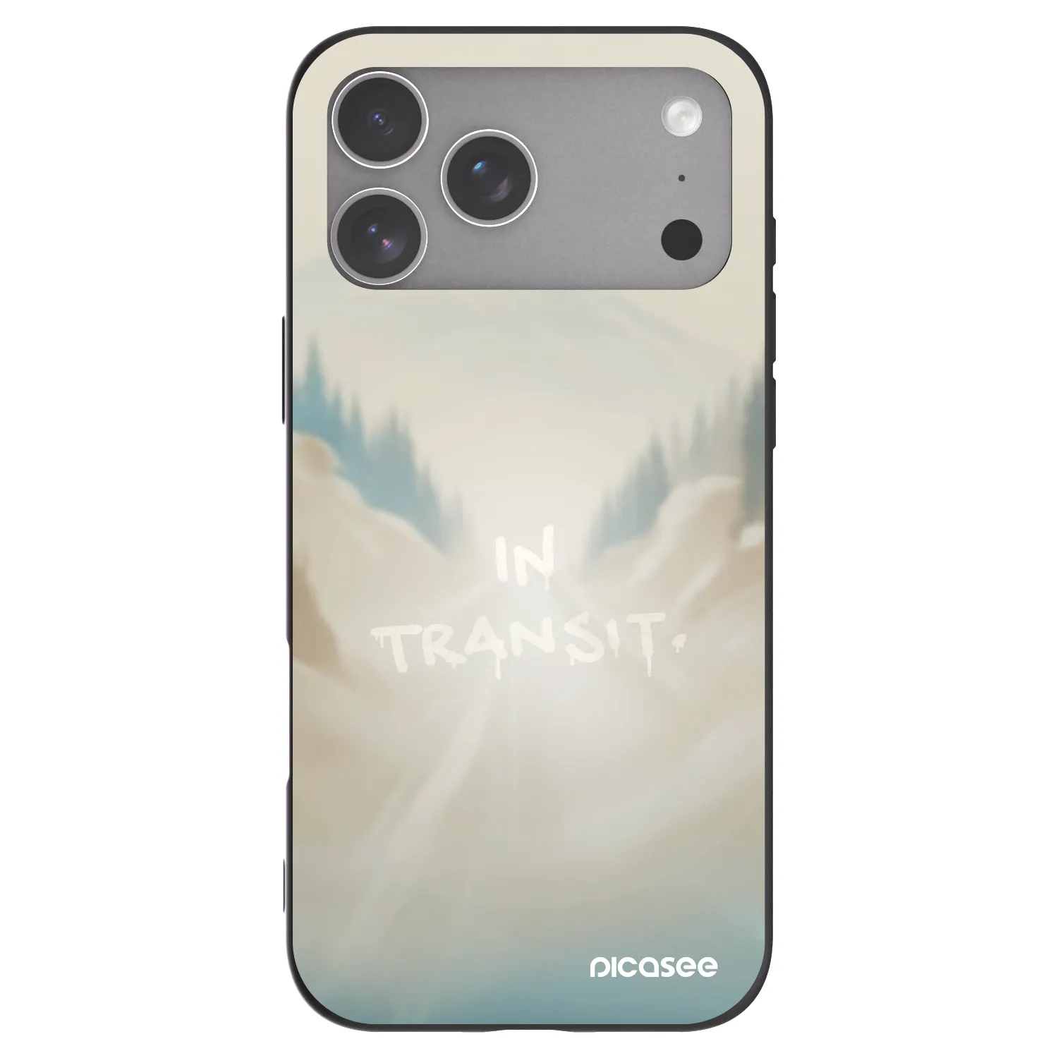 Picasee Μαύρη θήκη σιλικόνης για Apple iPhone 18 Pro Max - IN TRANSIT