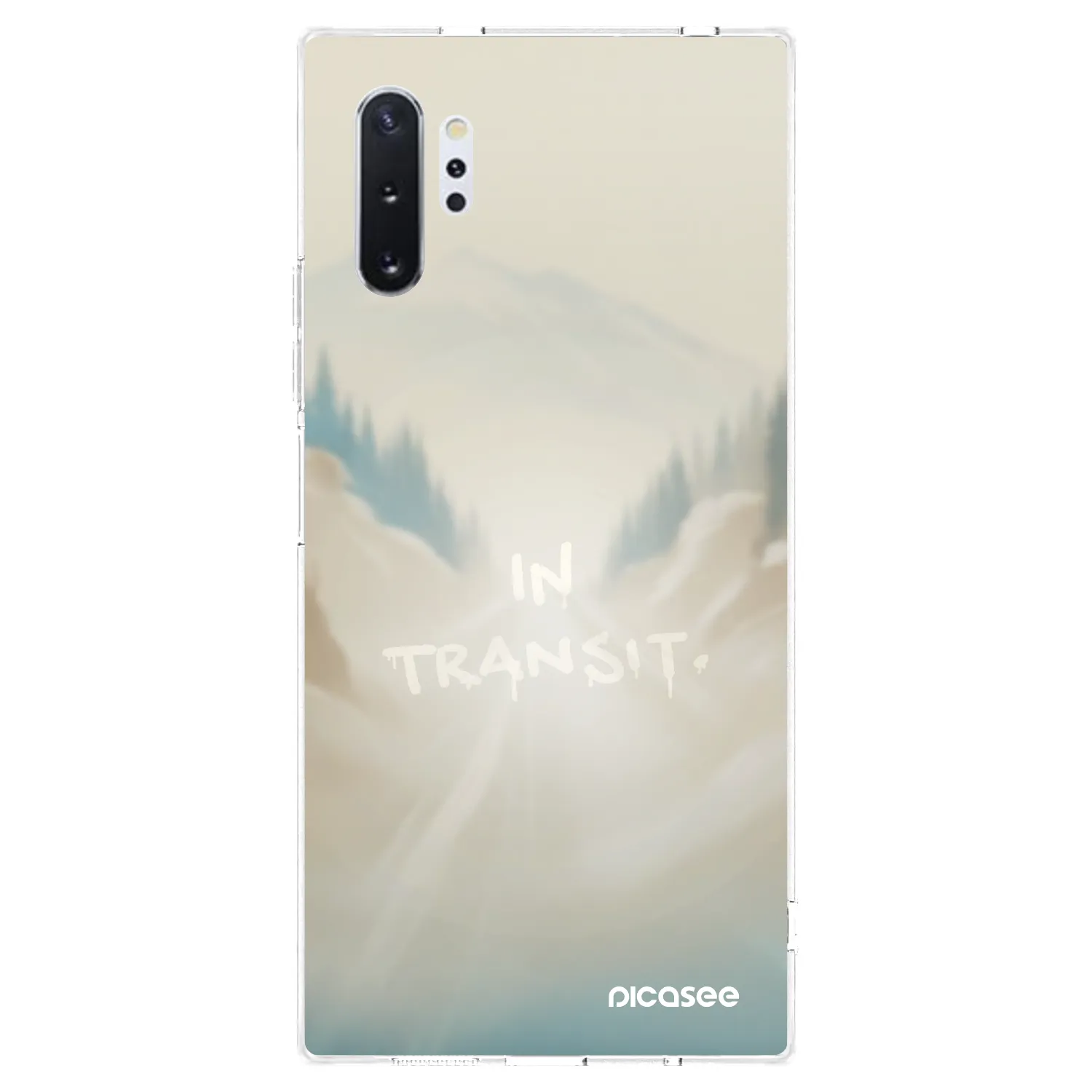 Picasee διαφανής θήκη σιλικόνης Samsung Galaxy Note 10+ N975F - IN TRANSIT