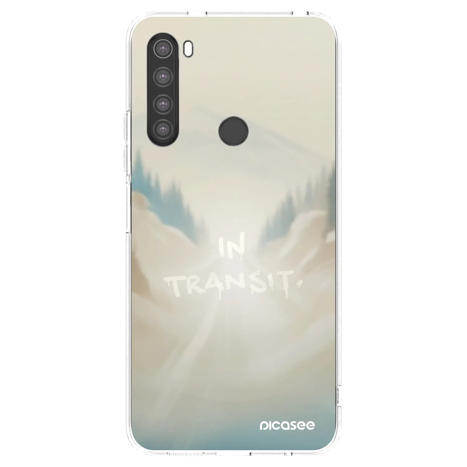 Picasee διαφανής θήκη σιλικόνης Xiaomi Redmi Note 8 - IN TRANSIT