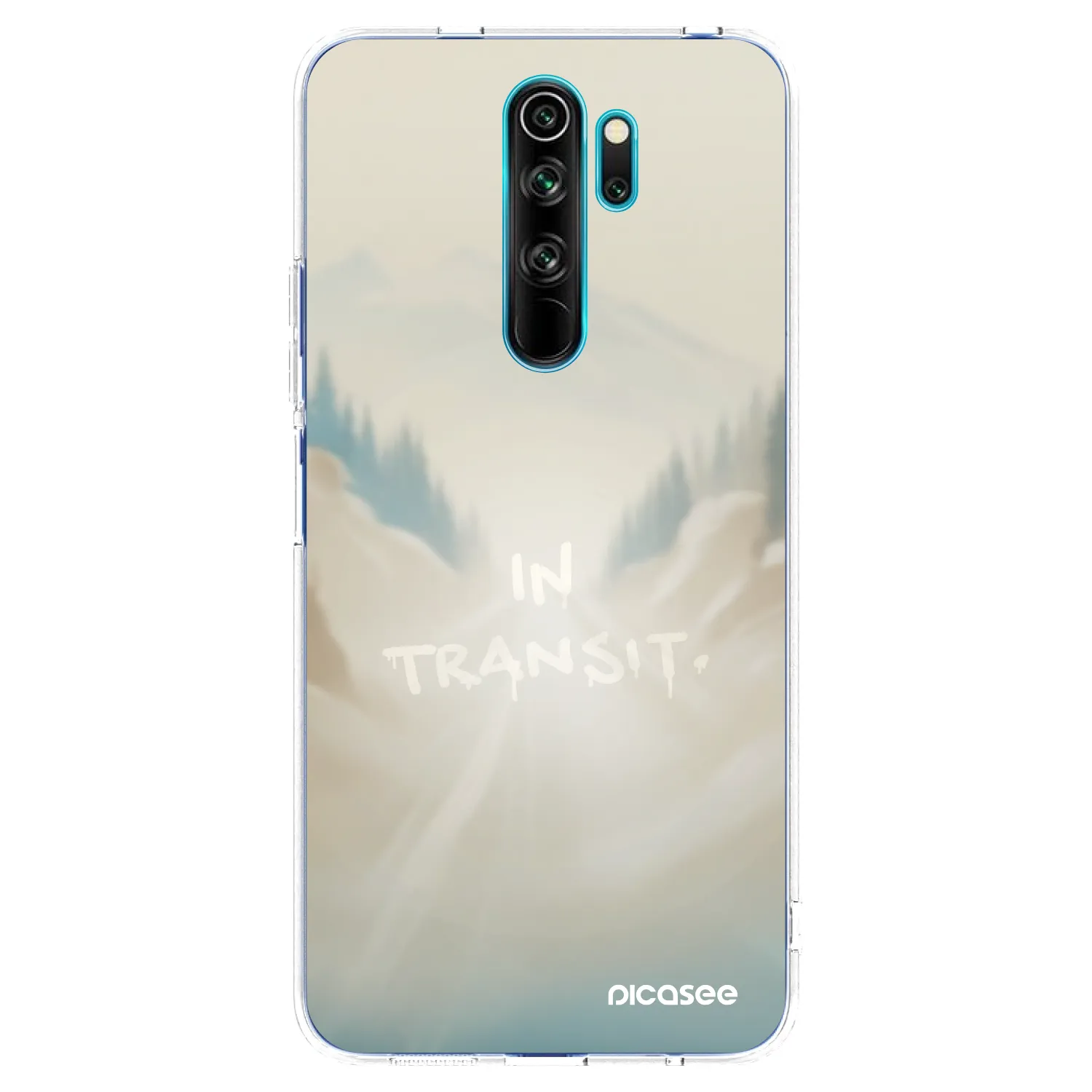 Picasee διαφανής θήκη σιλικόνης Xiaomi Redmi Note 8 Pro - IN TRANSIT