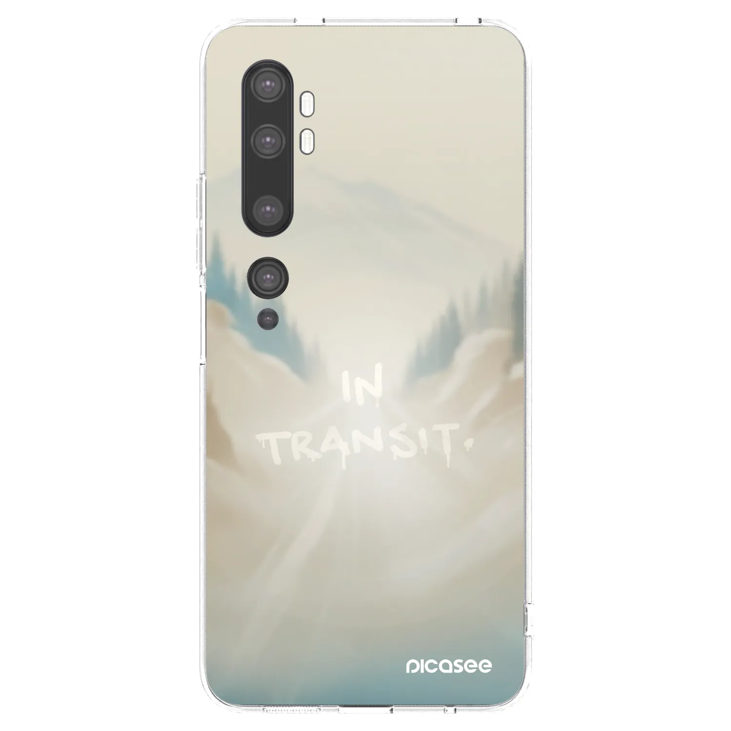 Picasee διαφανής θήκη σιλικόνης Xiaomi Mi Note 10 (Pro) - IN TRANSIT