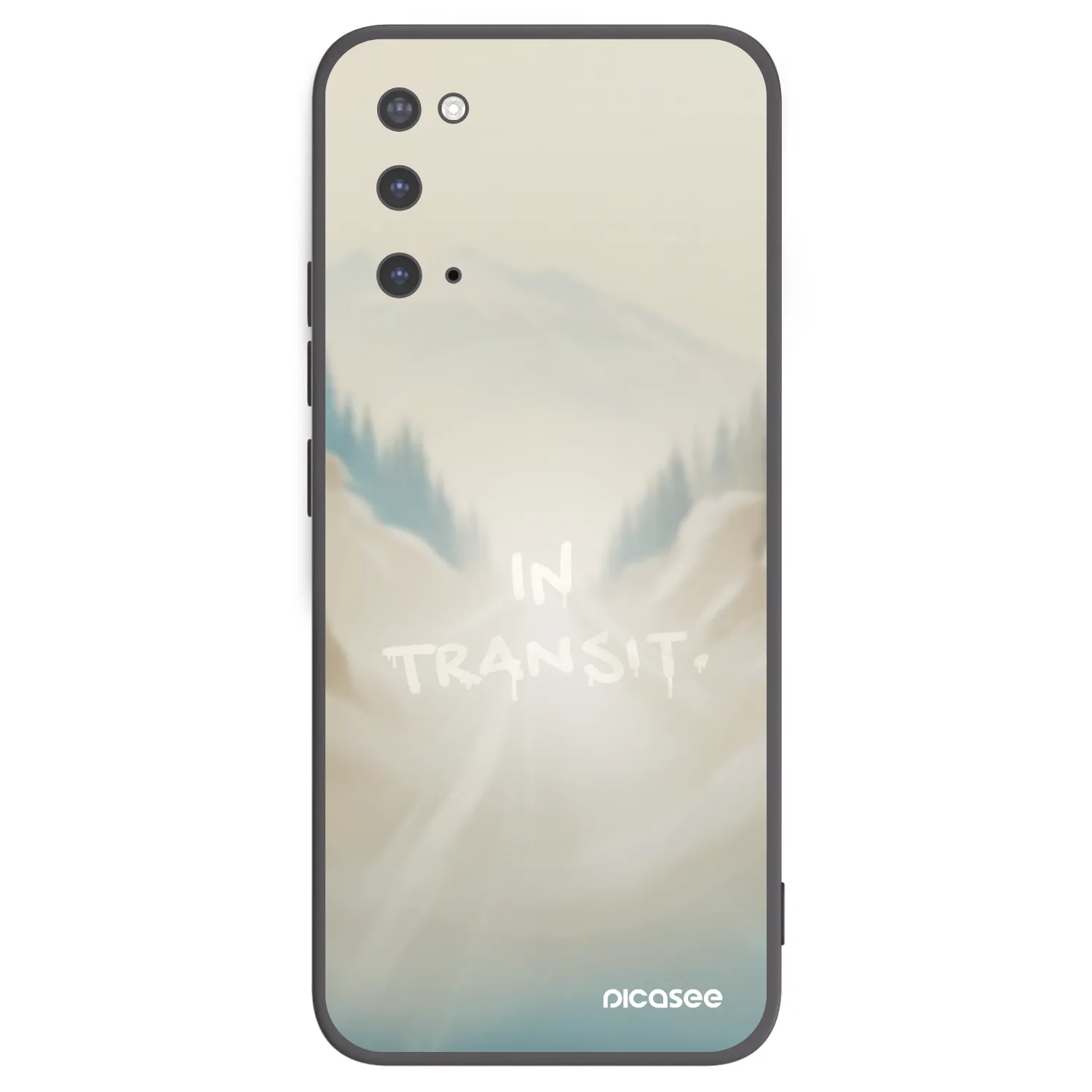 Picasee Μαύρη θήκη σιλικόνης για Samsung Galaxy S20 G980F - IN TRANSIT