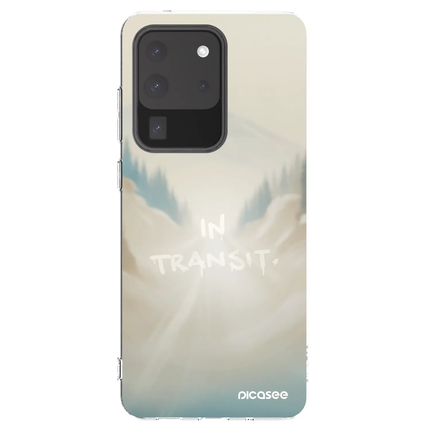 Picasee διαφανής θήκη σιλικόνης Samsung Galaxy S20 Ultra 5G G988F - IN TRANSIT