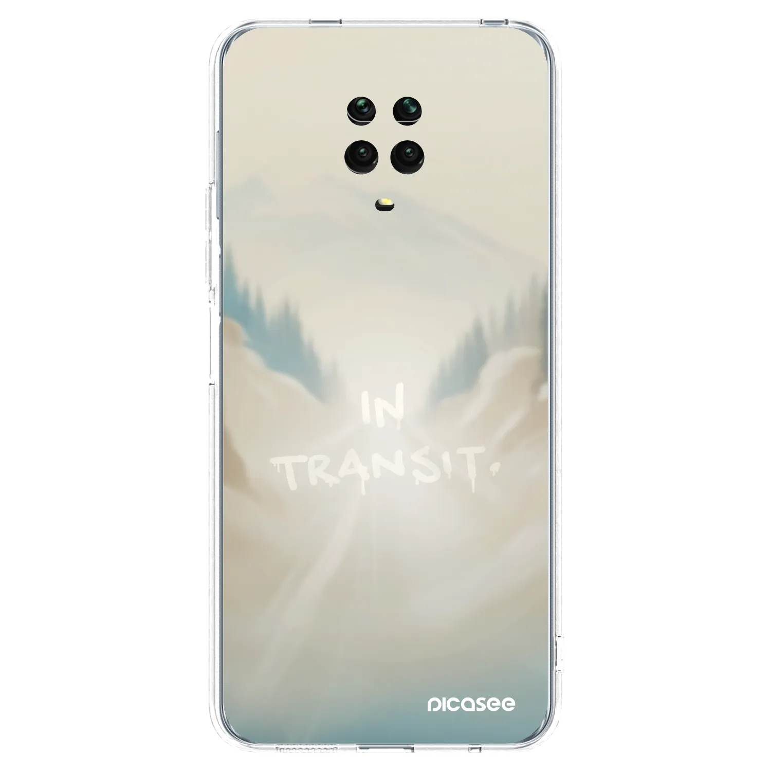 Picasee διαφανής θήκη σιλικόνης Xiaomi Redmi Note 9 Pro - IN TRANSIT