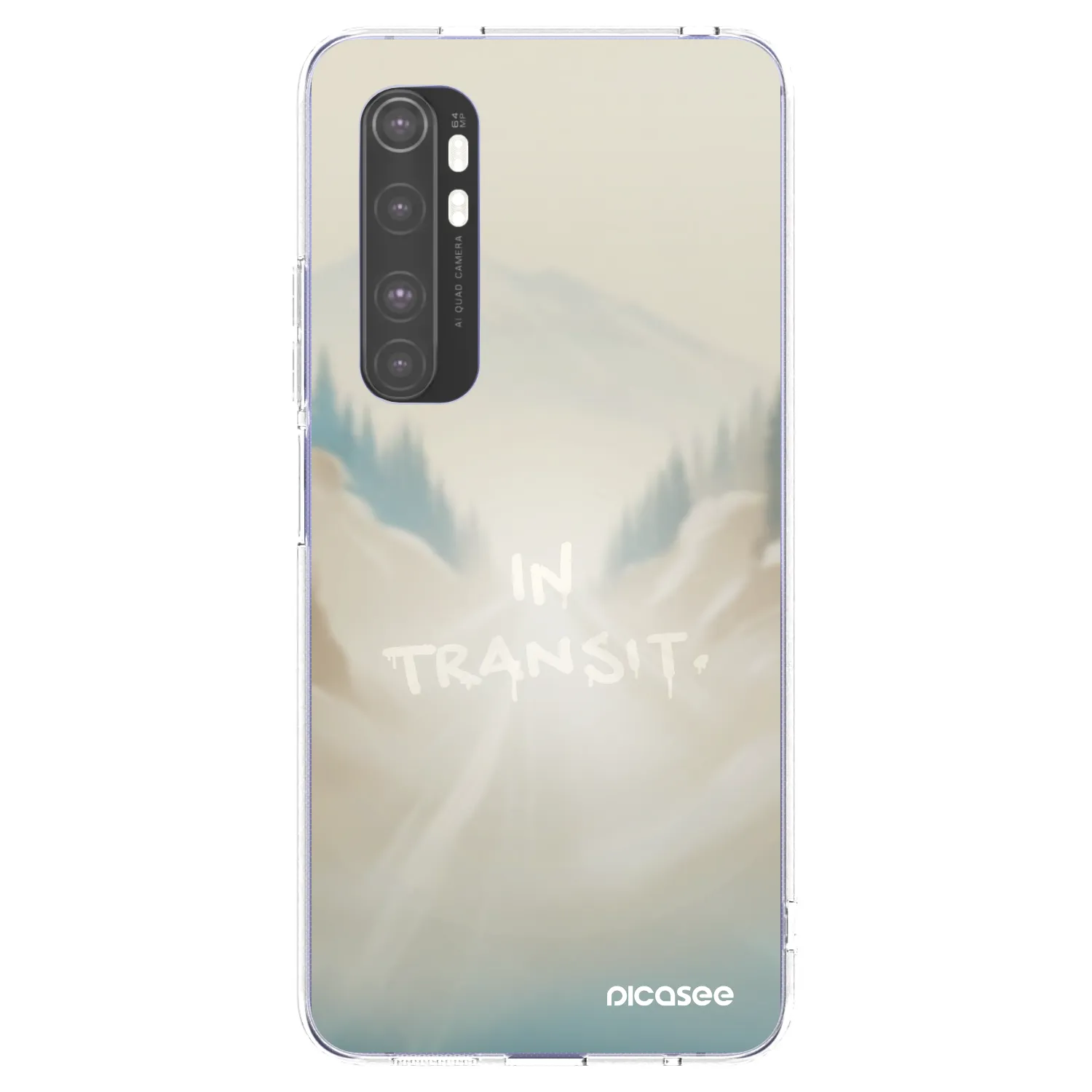 Picasee διαφανής θήκη σιλικόνης Xiaomi Mi Note 10 Lite - IN TRANSIT