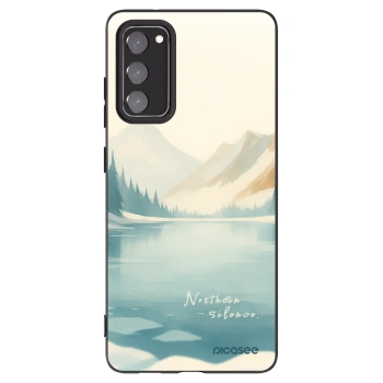 Picasee Μαύρη θήκη σιλικόνης για Samsung Galaxy S20 FE - NOTHERN SILENCE