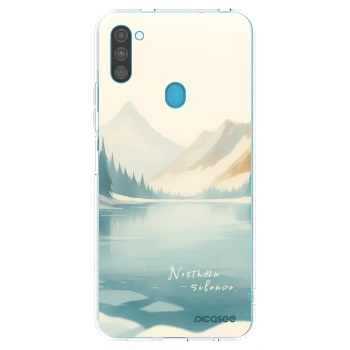 Picasee διαφανής θήκη σιλικόνης Samsung Galaxy M11 - NOTHERN SILENCE
