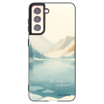 Picasee Μαύρη θήκη σιλικόνης για Samsung Galaxy S21 5G G991B - NOTHERN SILENCE
