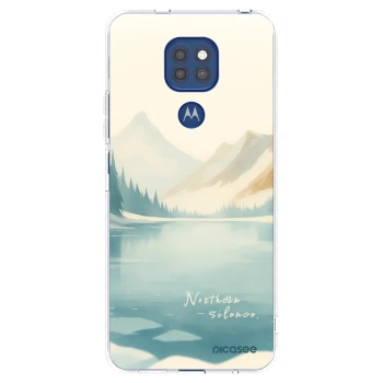 Picasee διαφανής θήκη σιλικόνης Motorola Moto G9 Play - NOTHERN SILENCE