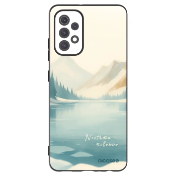 Picasee Μαύρη θήκη σιλικόνης για Samsung Galaxy A32 5G A326B - NOTHERN SILENCE