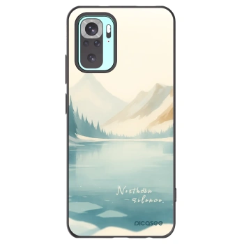 Picasee Μαύρη θήκη σιλικόνης για Xiaomi Redmi Note 10 Pro - NOTHERN SILENCE