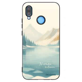 Picasee Μαύρη θήκη σιλικόνης για Huawei P20 Lite - NOTHERN SILENCE