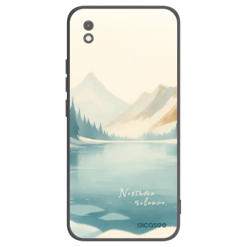 Picasee Μαύρη θήκη σιλικόνης για Xiaomi Redmi 9AT - NOTHERN SILENCE