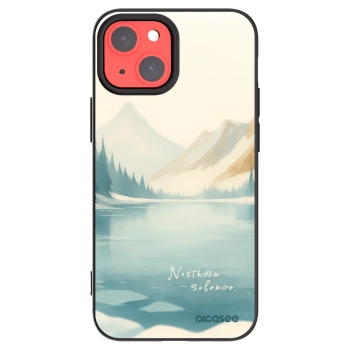 Picasee Μαύρη θήκη σιλικόνης για Apple iPhone 13 mini - NOTHERN SILENCE