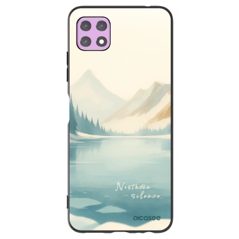 Picasee Μαύρη θήκη σιλικόνης για Samsung Galaxy A22 A226B 5G - NOTHERN SILENCE