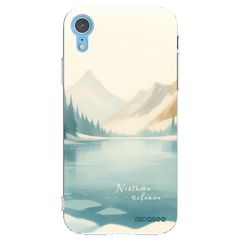 Picasee διαφανής θήκη σιλικόνης Apple iPhone XR - NOTHERN SILENCE