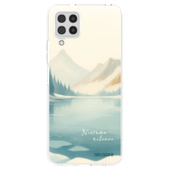 Picasee διαφανής θήκη σιλικόνης Samsung Galaxy A22 A225F 4G - NOTHERN SILENCE